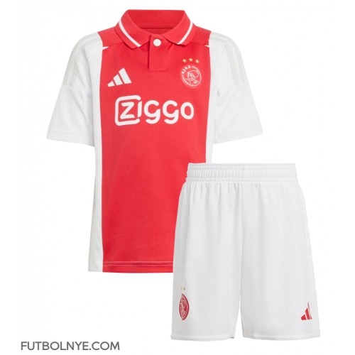 Camiseta Ajax Primera Equipación para niños 2024-25 manga corta (+ pantalones cortos)